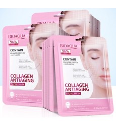 BIOAQUA Омолаживающая маска для лица с коллагеном Collagen Antiaging. 25гр.